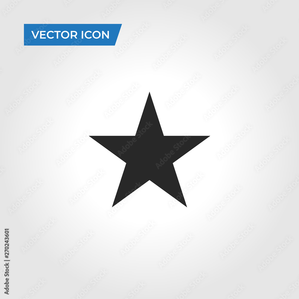 Star vector icon Star vector icon