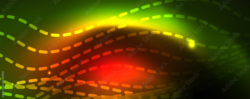 Shiny neon vector wave line abstract background, motion concept Shiny neon vector wave line abstract background, motion concept