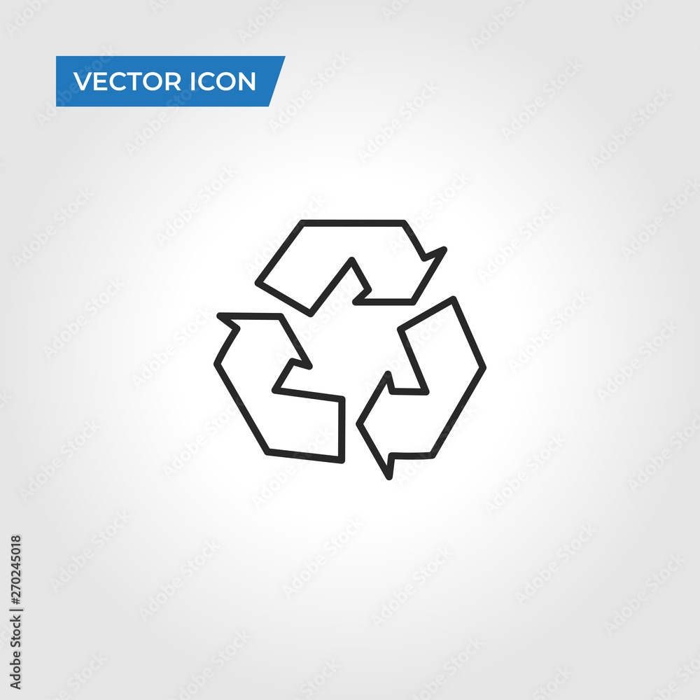 Recycle vector icon Recycle vector icon