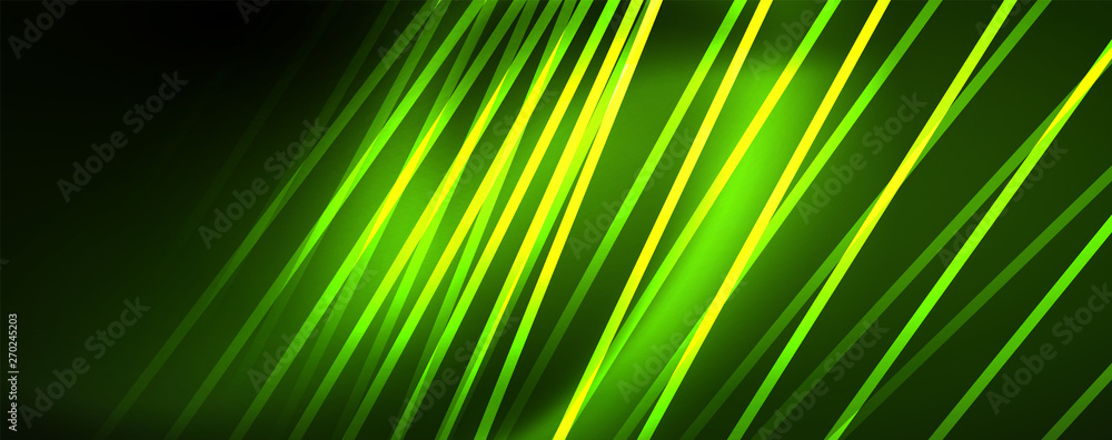 Vector neon light lines concept, abstract background Vector neon light lines concept, abstract background