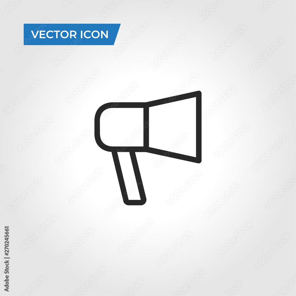 Megaphone vector icon Megaphone vector icon