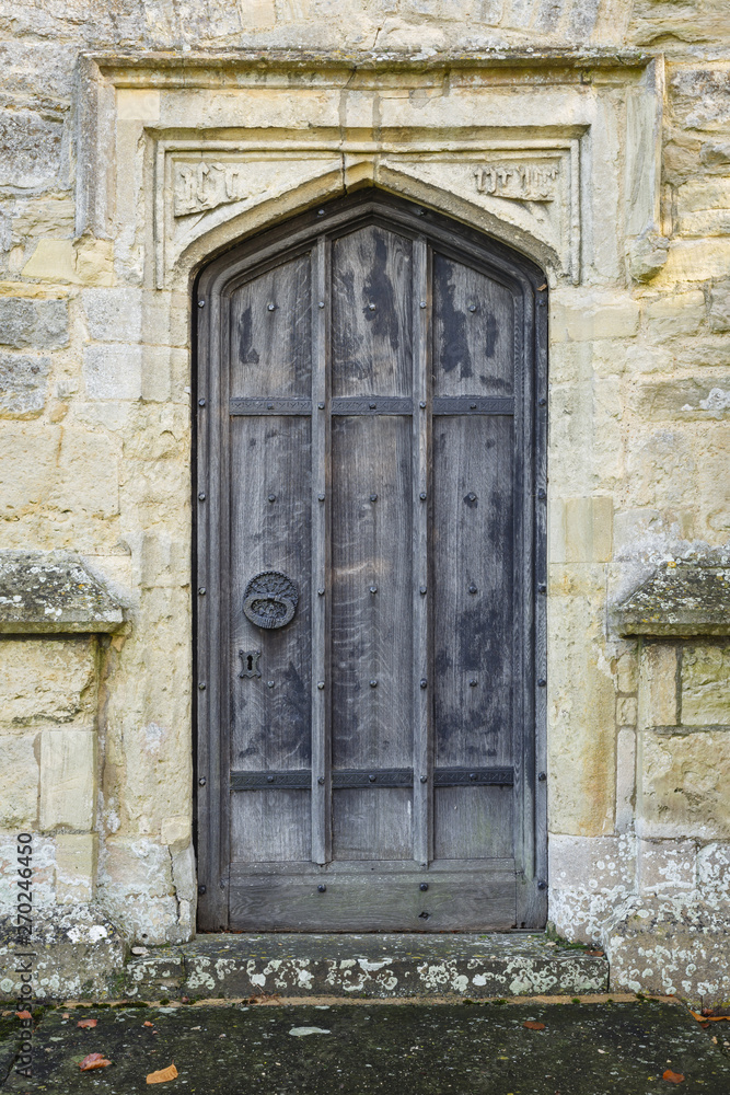 Ancient church door