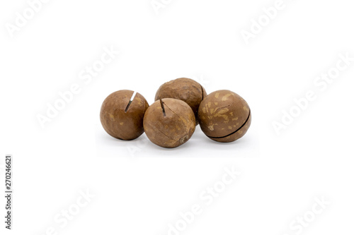 Wallpaper Mural Macadamia nuts isolated on white background. Torontodigital.ca