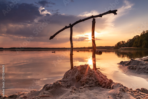 Sonnenuntergang am Rangsdorfer See