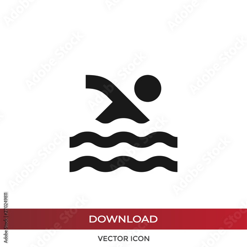 Swimming pool icon