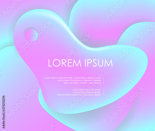 Liquid fluid abstract vector banner elements. 3D style with shadows design. Vector liquid template design backround illustration. Can be used for banners flyers or web. EPS 10. 