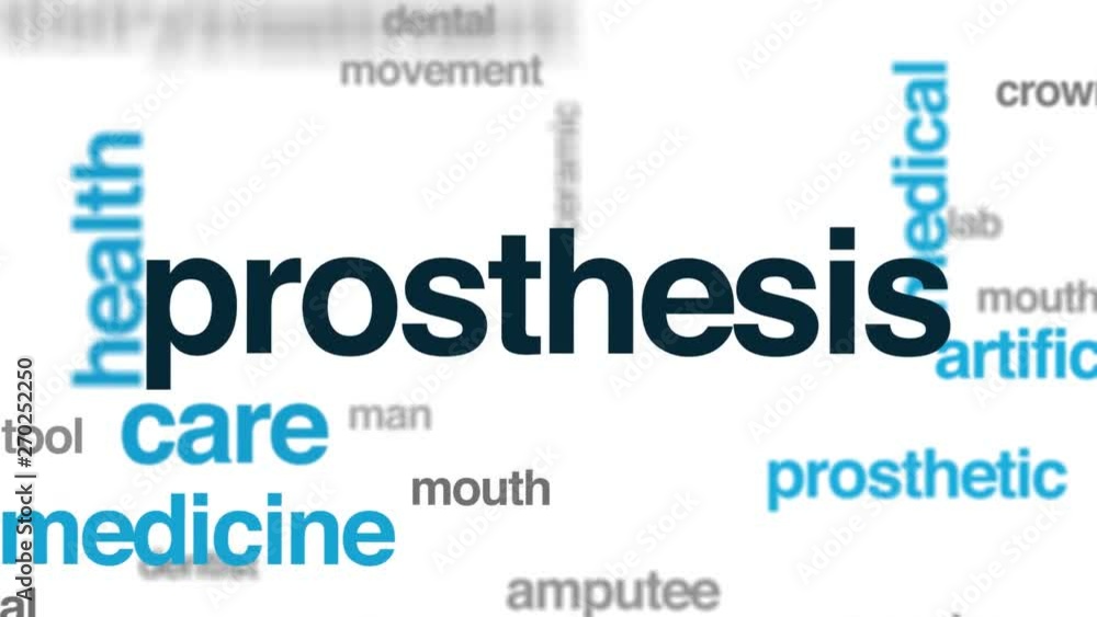 Prosthesis animated word cloud. Kinetic typography. Prosthesis animated word cloud. Kinetic typography.