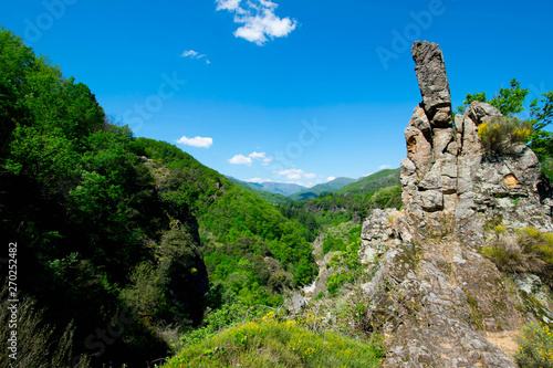 Landschaft in der Ardèche bei Thuyets