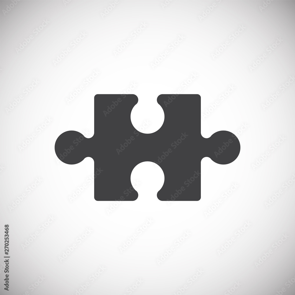 Puzzle icon on background for graphic and web design. Simple vector sign. Internet concept symbol for website button or mobile app. Puzzle icon on background for graphic and web design. Simple vector sign. Internet concept symbol for website button or mobile app.