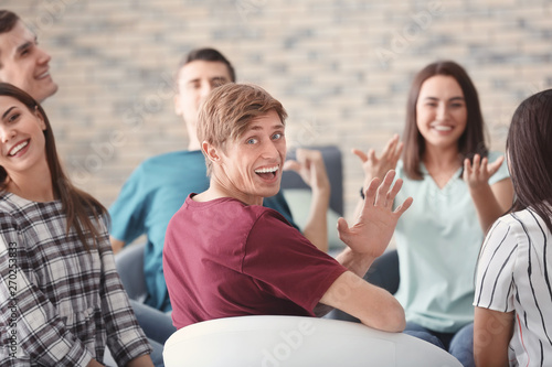 People having fun together ...