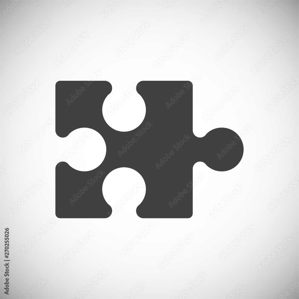 Puzzle icon on background for graphic and web design. Simple vector sign. Internet concept symbol for website button or mobile app. Puzzle icon on background for graphic and web design. Simple vector sign. Internet concept symbol for website button or mobile app.