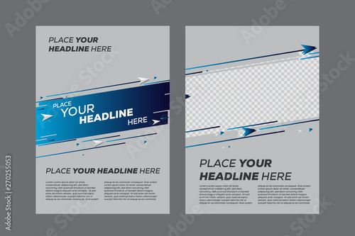 Abstract poster design template - Vector illustration