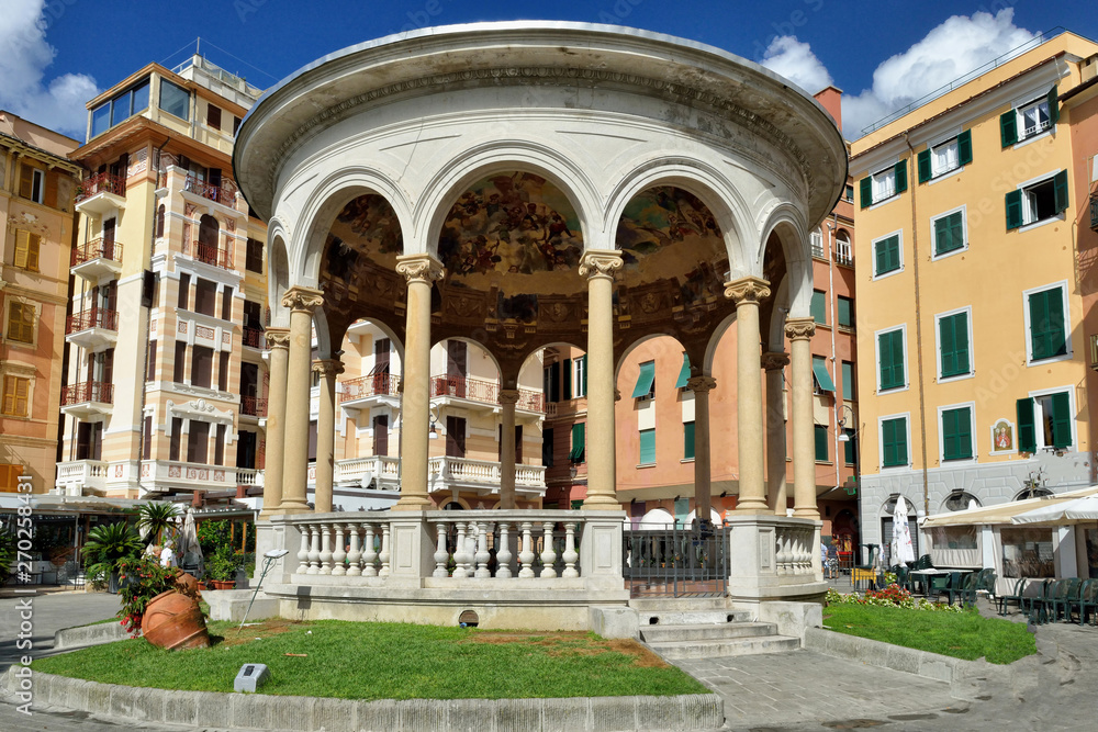 Rapallo SEPT 2016 Italy, Chiosco della Musica in Rapallo Acient