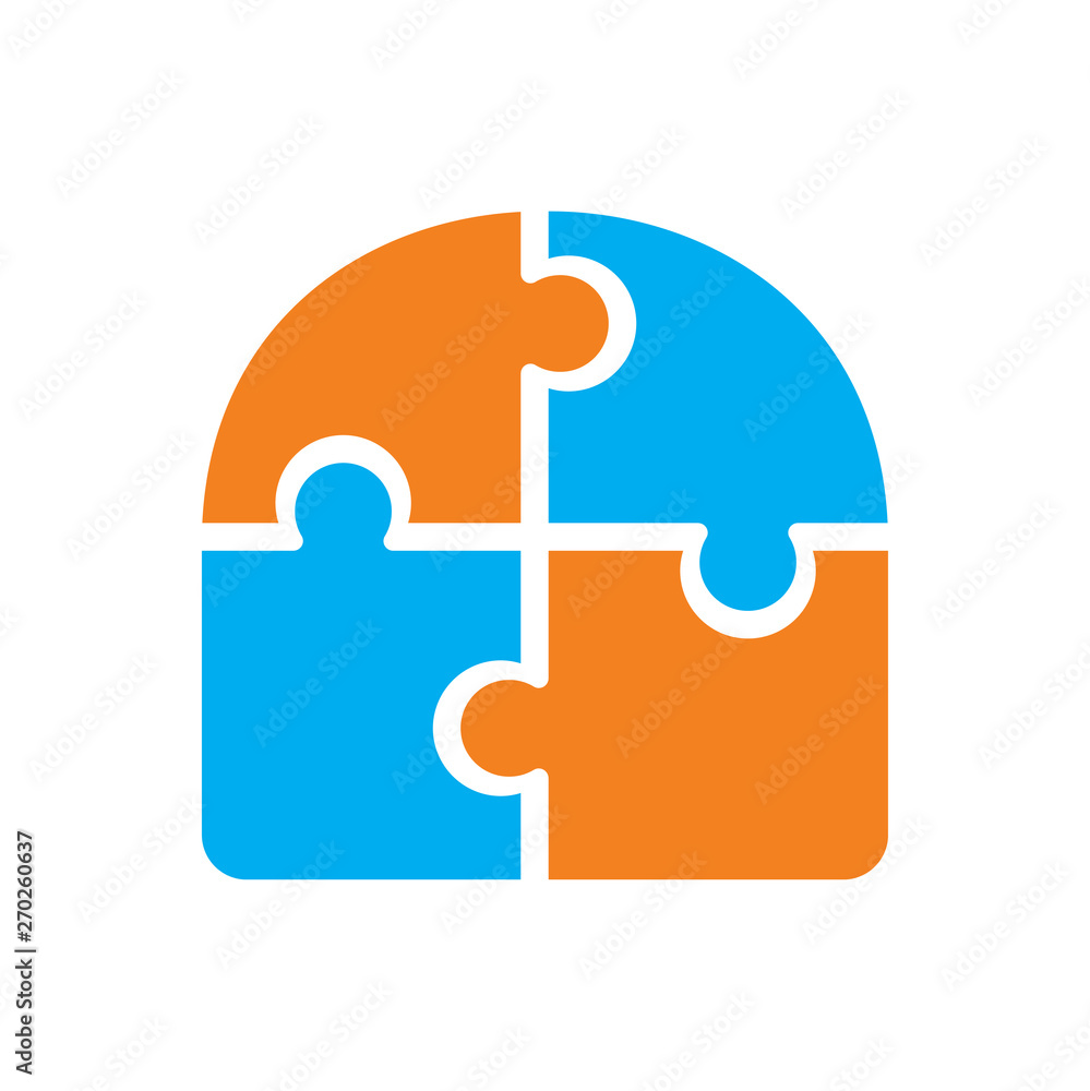 Puzzle icon on background for graphic and web design. Simple vector sign. Internet concept symbol for website button or mobile app. Puzzle icon on background for graphic and web design. Simple vector sign. Internet concept symbol for website button or mobile app.