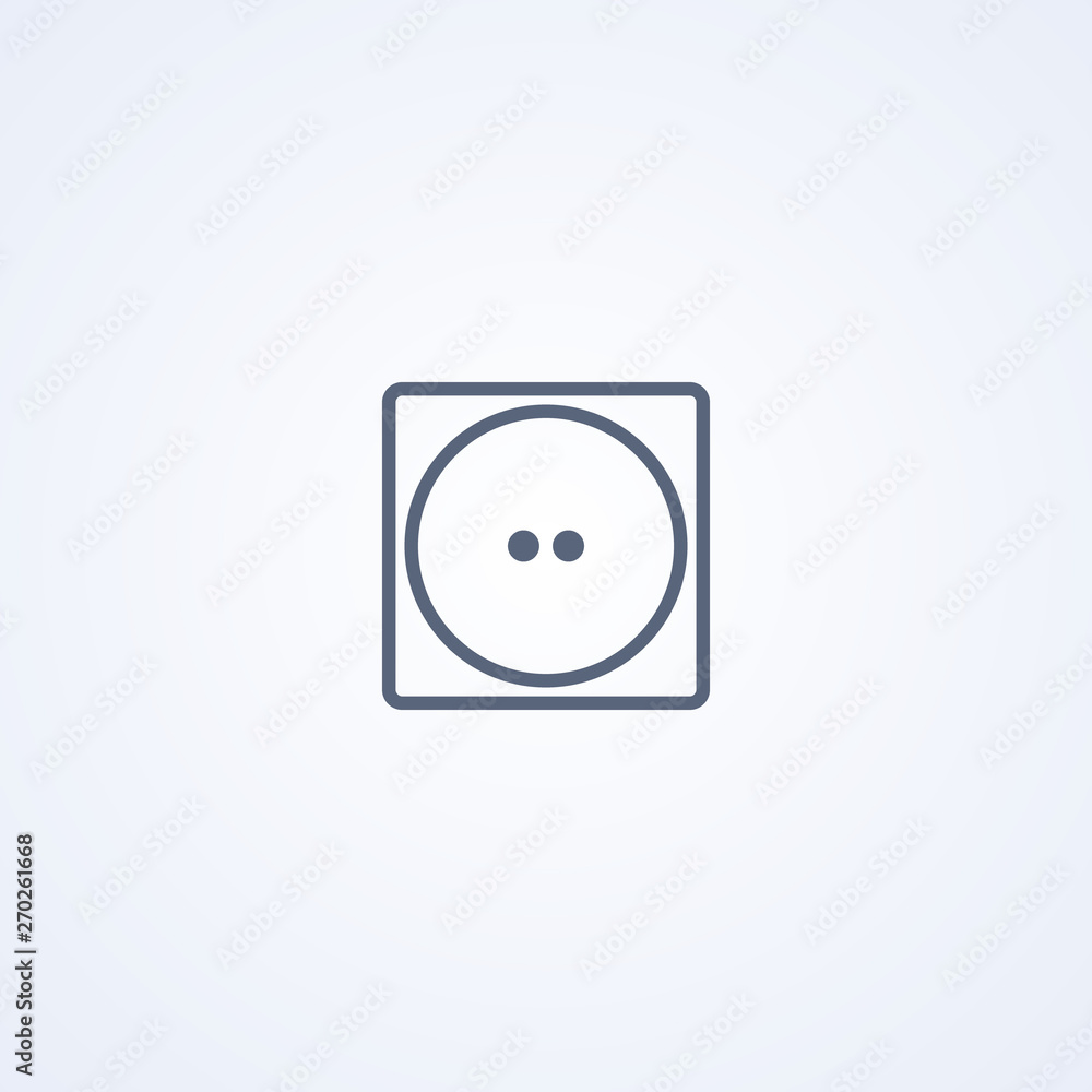 Tumble dry medium temperature, vector best gray line icon Tumble dry medium temperature, vector best gray line icon