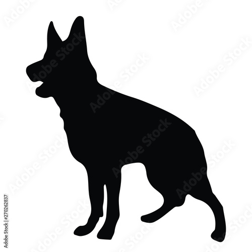 German Shepherd Dog Silhouette