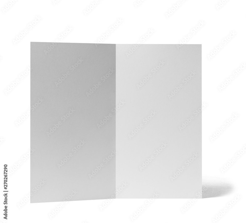 folded leaflet white blank paper template book folded leaflet white blank paper template book