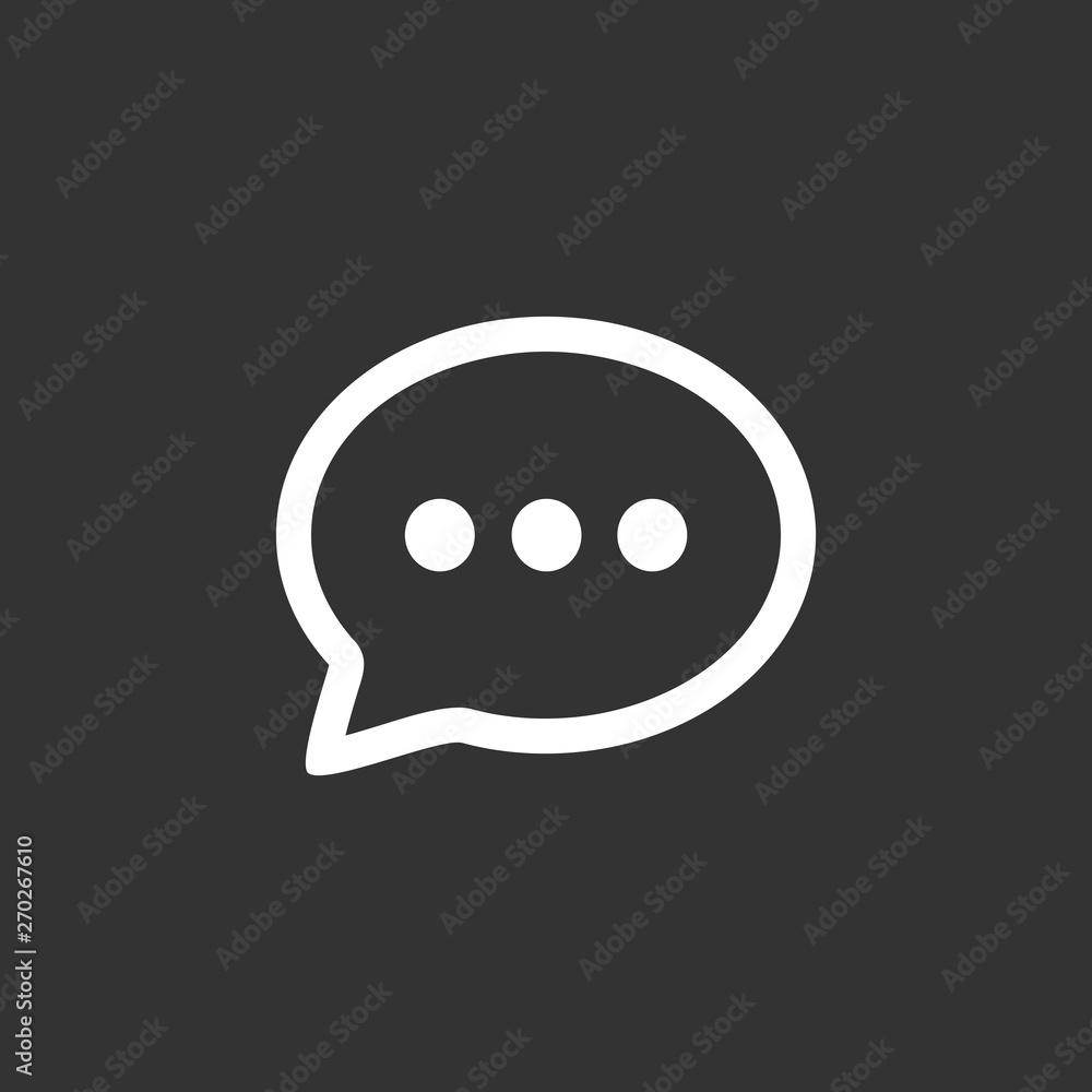 chat bubble message icons symbols vector chat bubble message icons symbols vector