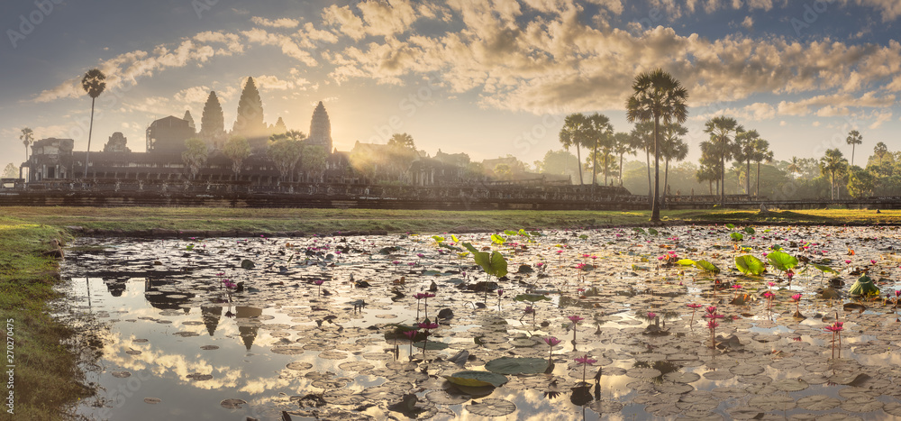 Obraz premium Kompleks świątynny Angkor Wat Siem Reap, Kambodża