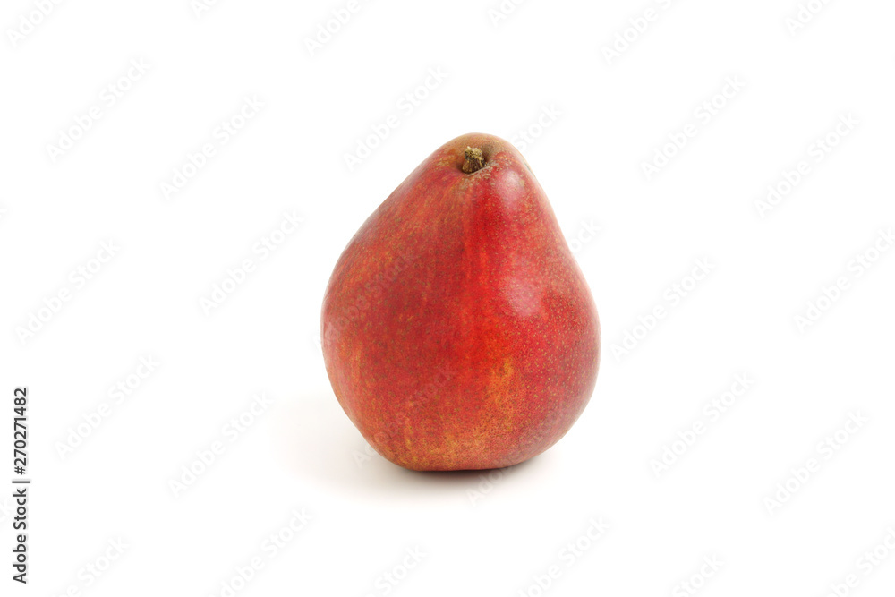 Ripe Red pears isolated on white background Ripe Red pears isolated on white background