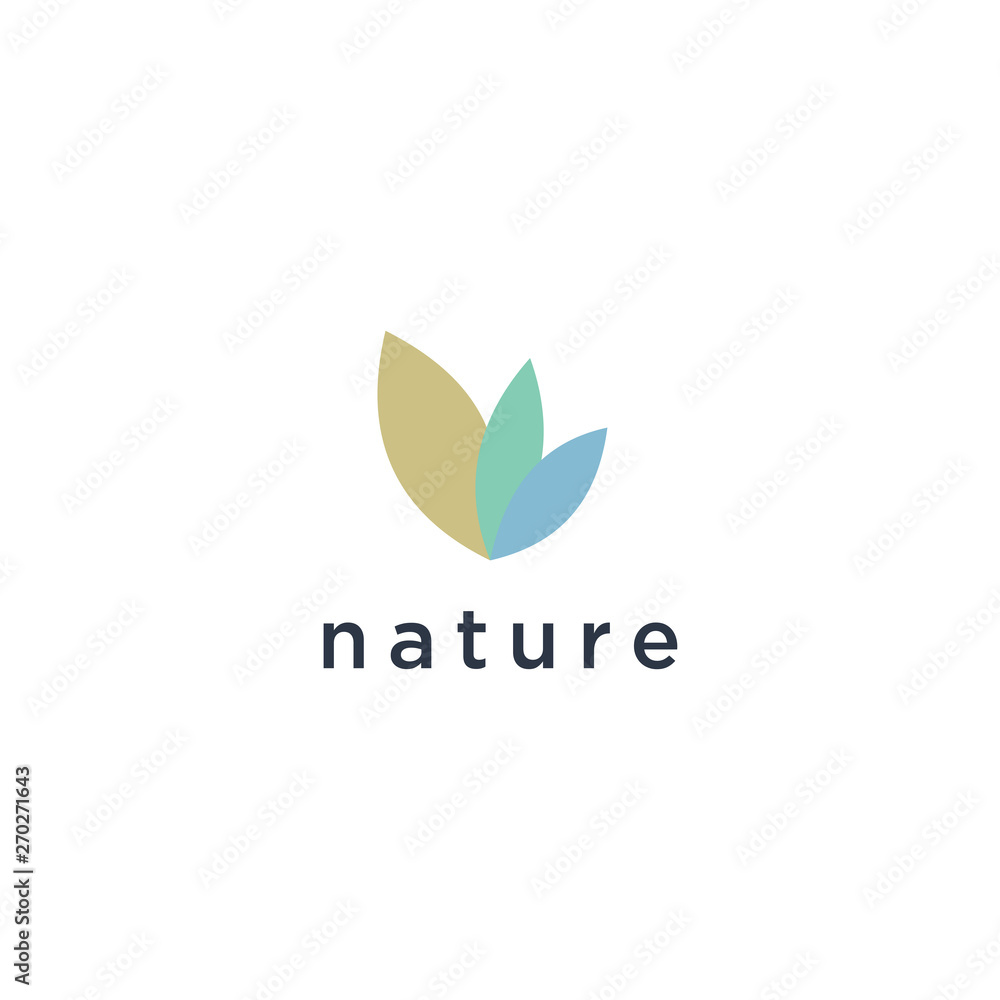Natural product logo design vector template. Leaf icon Natural product logo design vector template. Leaf icon