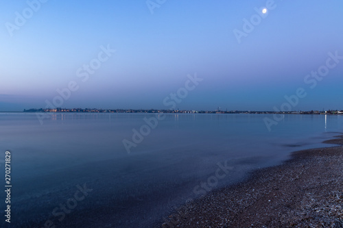 golden sunrise on the Black Sea in Odessa