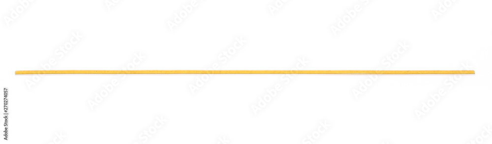 Integral spaghetti, yellow pasta isolated on white Integral spaghetti, yellow pasta isolated on white