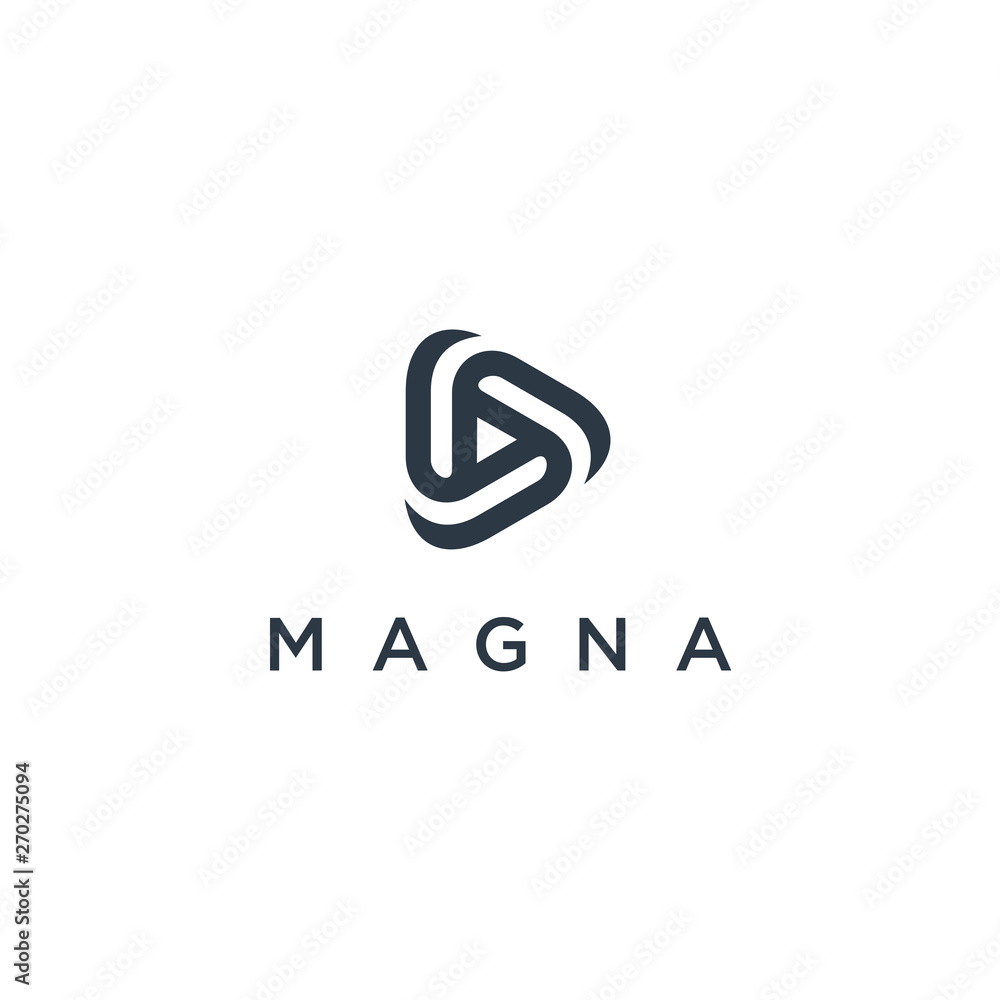 Vector play icon. Video application icon design template. Vector play icon. Video application icon design template.