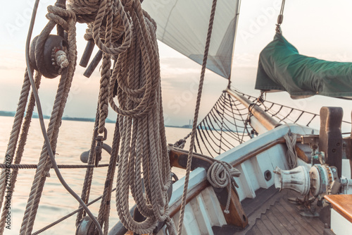  Sail boat rope