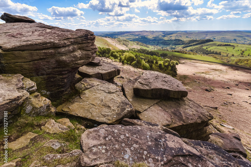Idyllic landscape of Peak District National Park, Derbyshire, Uk. © GetFocusArt