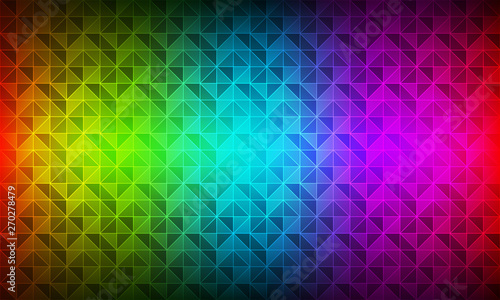 Color spectrum modern background, polygon geometrical texture, triangular mosaic, modern creative design temlates, colorful vector illustration