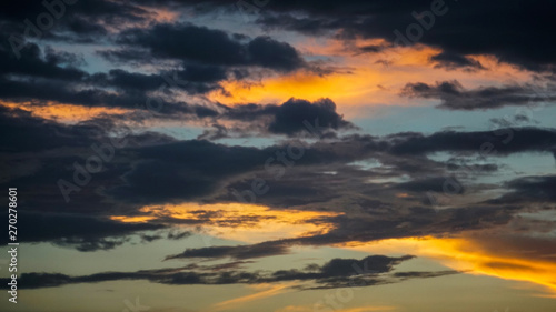 Dramatic colorful Cloudy Sky