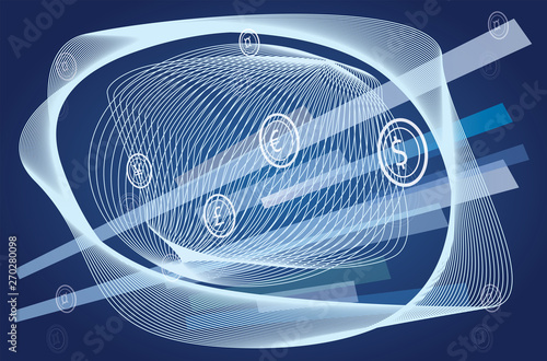 The global currency change network and money transfer