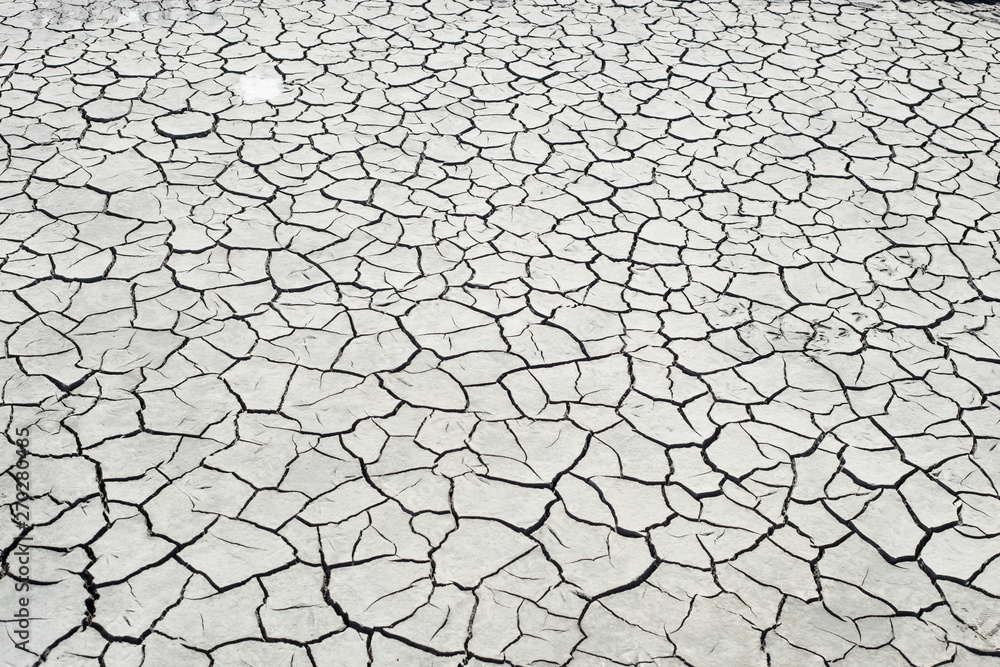Dry ground, cracked earth texture