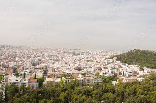 View of Athens from Acropolis hill, Greece. © Sentemon 