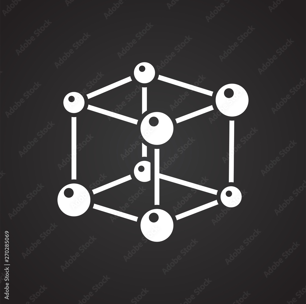 Molecule icon on background for graphic and web design. Simple vector sign. Internet concept symbol for website button or mobile app. Molecule icon on background for graphic and web design. Simple vector sign. Internet concept symbol for website button or mobile app.