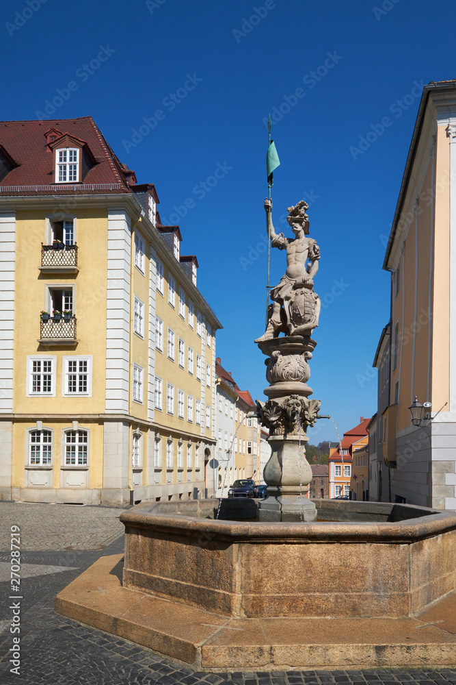 Traditional German architecture, Gorlitz town in Saxony, Germany