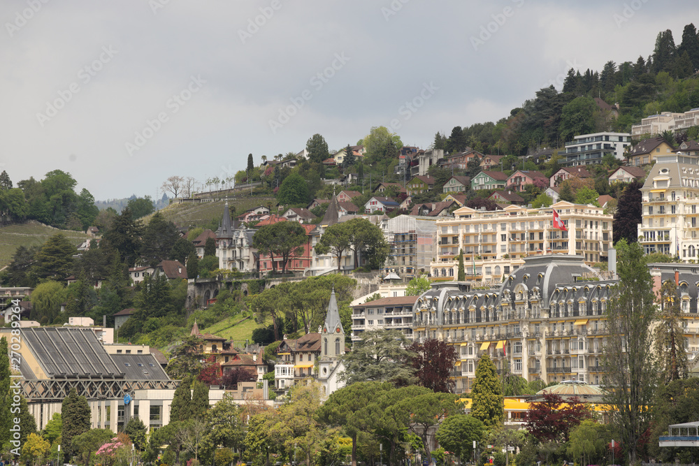 Fototapeta premium view of montre switzerland