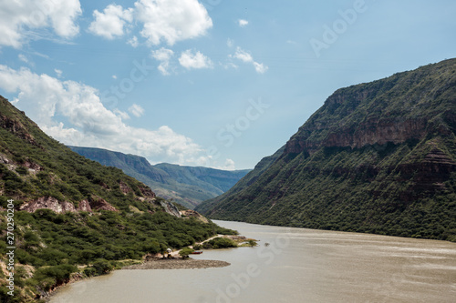 Landscape in Zapatoca, Santander, Colombia photo