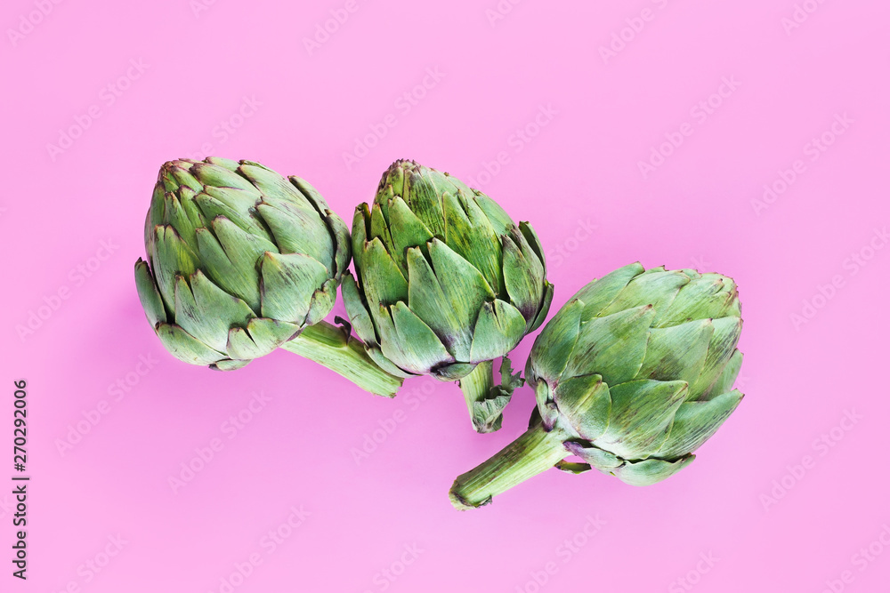 Obraz premium food creative concept, artichokes