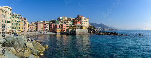 Fototapeta Naklejka Na Ścianę i Meble -  Boccadasse, old maritime village in Genoa