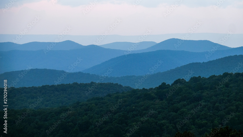 Shenandoah Blue Sunset Layers