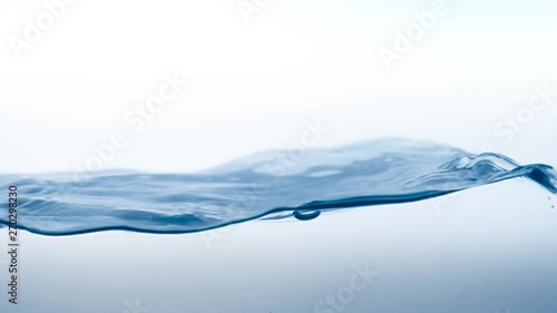Water surface splashing, slow motion