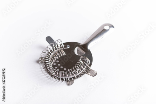 Εκτύπωση καμβά isolated cocktail strainer on white background