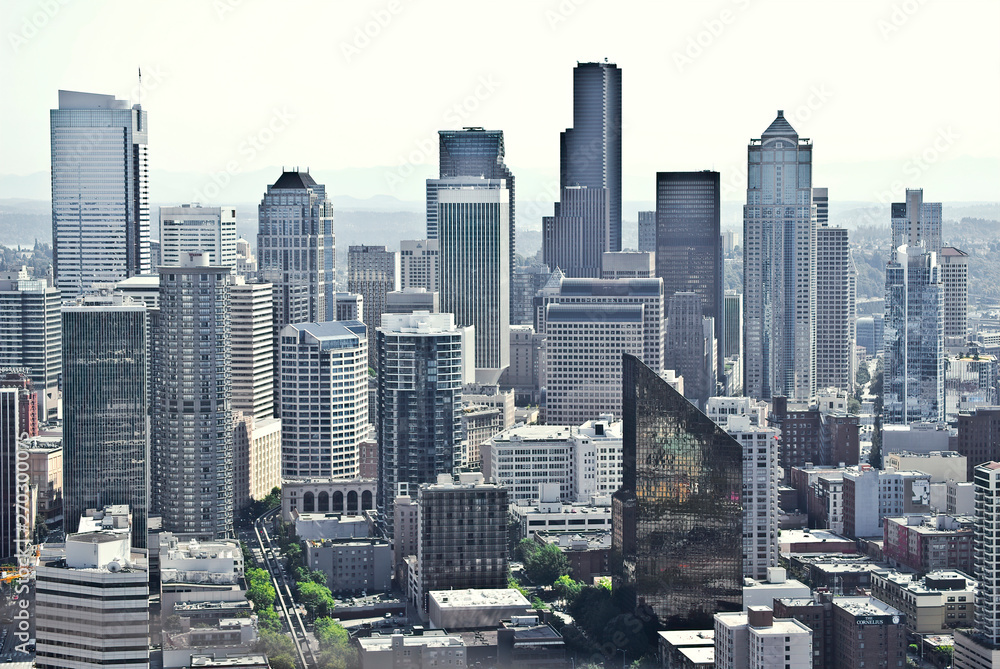 Obraz premium Panoramę Seattle