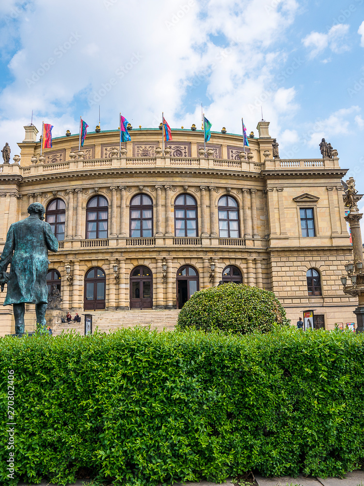 The Rudolfinum is a music auditorium and one of the most important neo-renaissance buildings in Prague