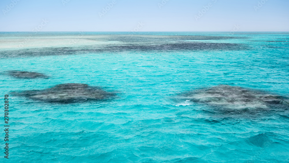 Obraz premium White Island Ras Mohamed National Park Red sea. Seashore Sharm el Sheikh, Egypt.