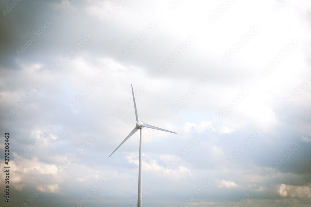 Sustainable energy production from natural renewable resources. Wind farms and turbines Sustainable energy production from natural renewable resources. Wind farms and turbines