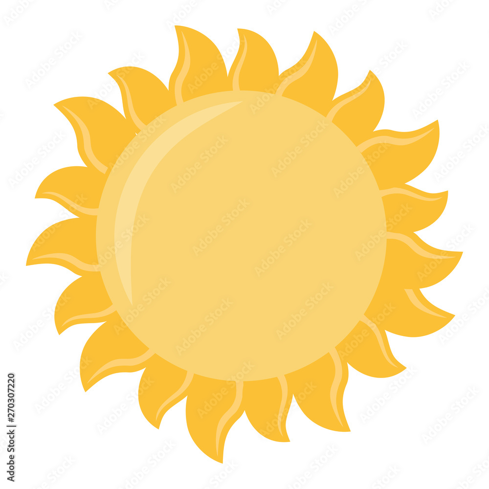 Isolated summer and abstract sun design Isolated summer and abstract sun design