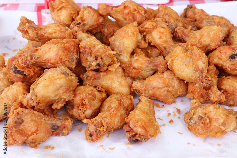Fried chicken at street food Fried chicken at street food